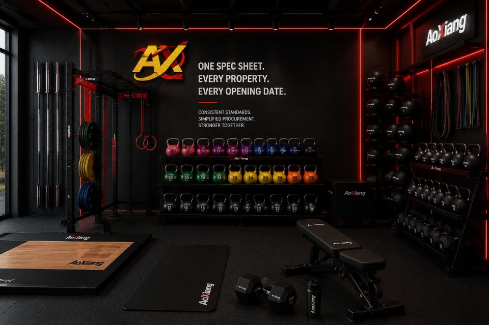 Unified AoXiang kettlebell standards across a multi-property hotel portfolio