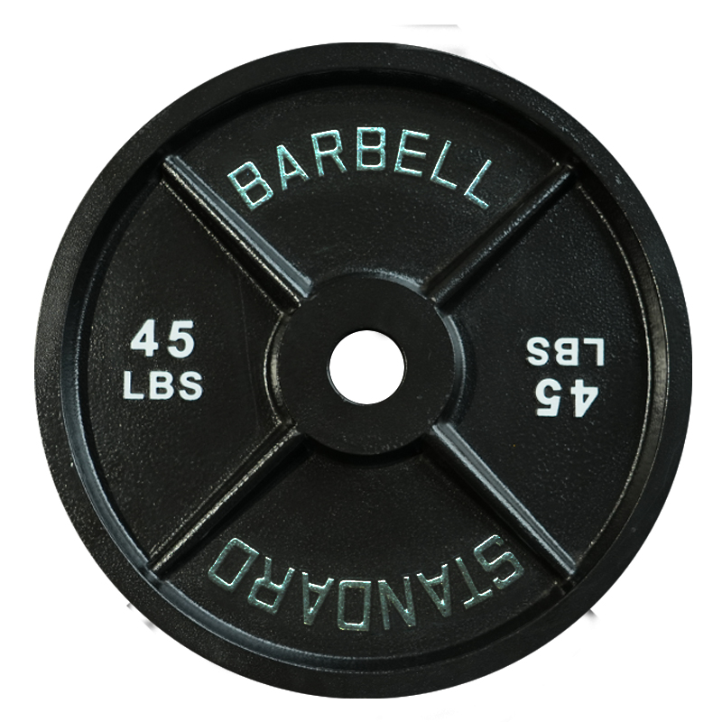 Black Cast Iron Weight Plates