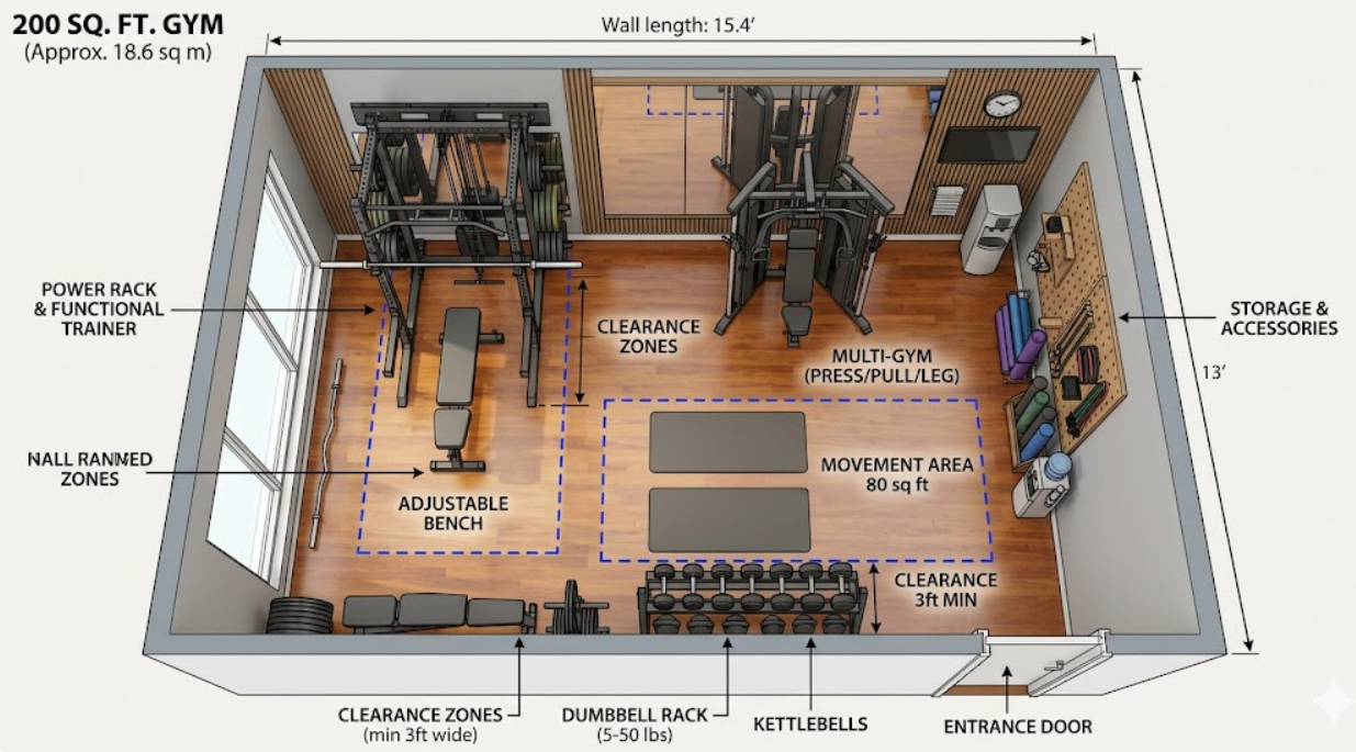 Best Equipment for a Small Home Gym: Commercial Solutions for Hotels & Offices(图3)