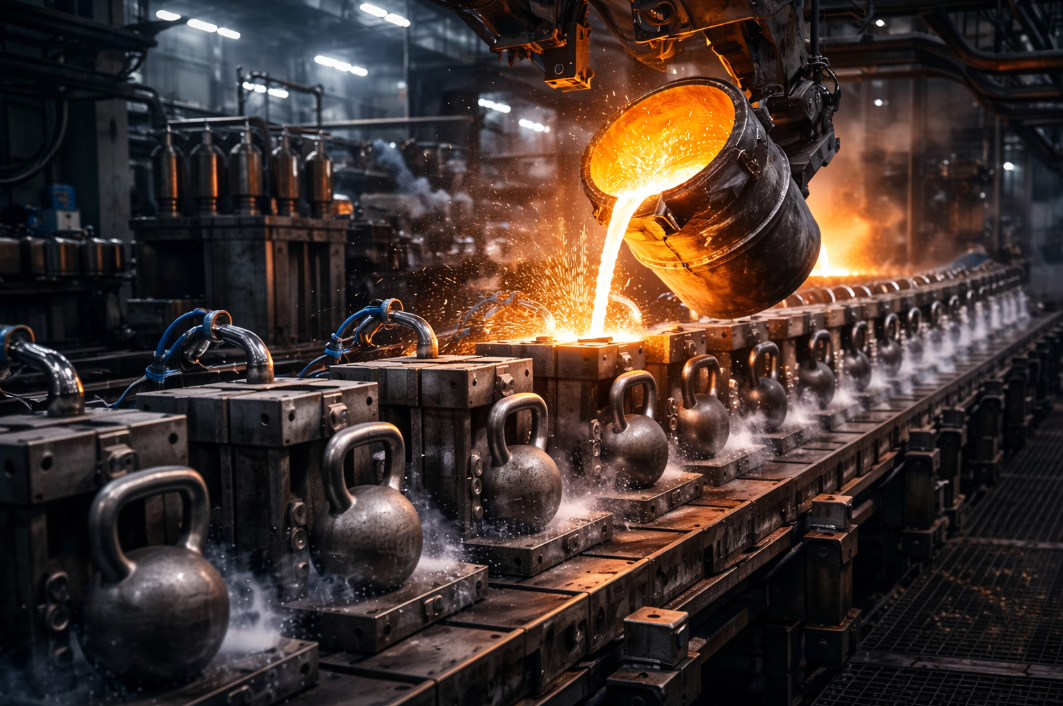 Top Kettlebell Factory in China | High-Quality Cast Iron Steel Mfg(图2)