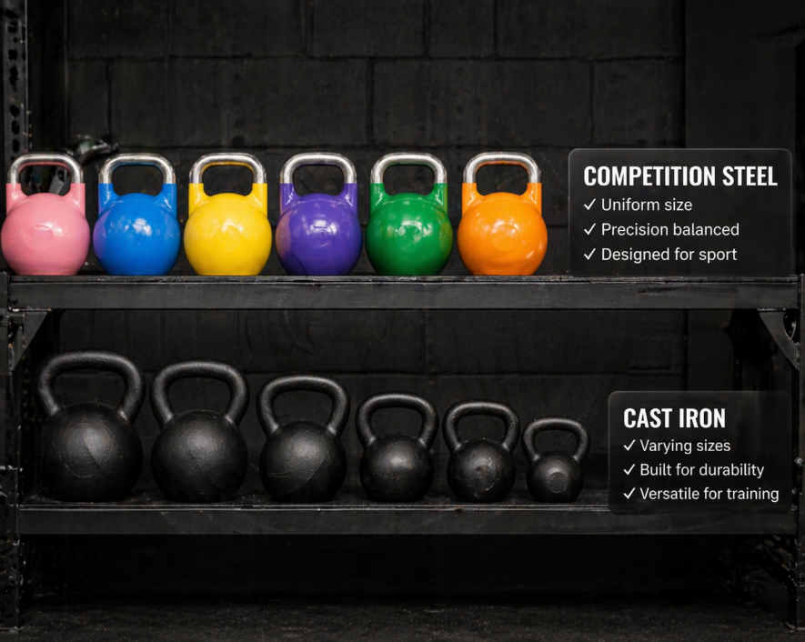 Wholesale Commercial Kettlebells | Heavy-Duty Cast Iron & Steel(图2)